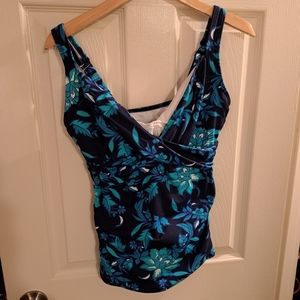 Lands end two piece swimsuit suit 6DDD
